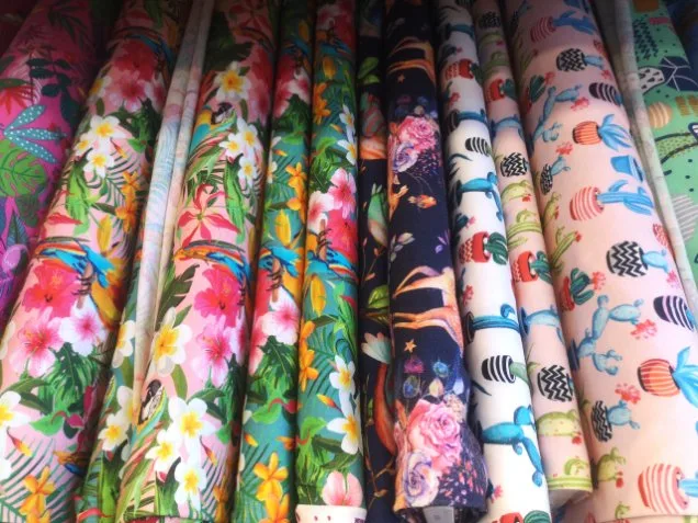 Color and pattern choices for summer fabrics