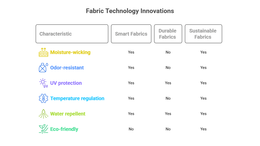 Innovations in Fabric Technology - visual selection