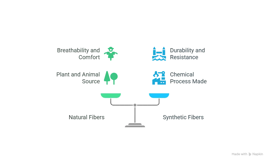 Natural vs. Synthetic Fibers_ Understanding Your Options - visual selection