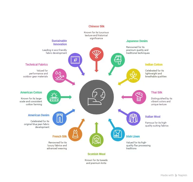 Regional Fabric Specialties - visual selection