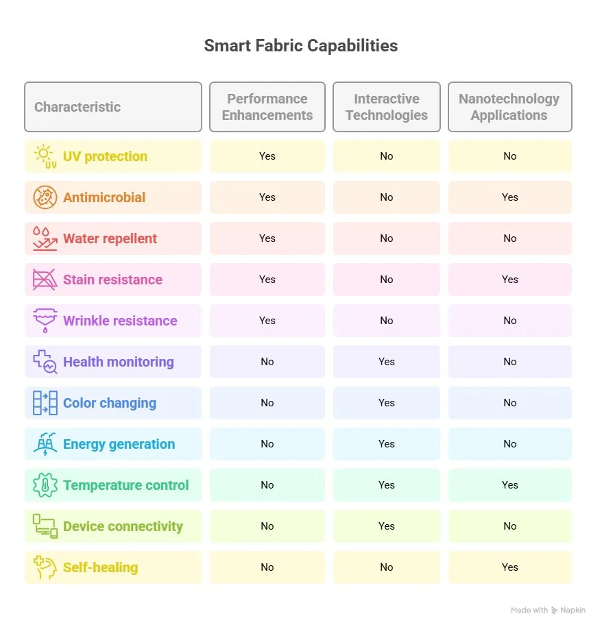 Smart Fabrics and Modern Innovation - visual selection