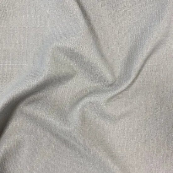 Light blue recycled polyester fabric with smooth sustainable textile finish