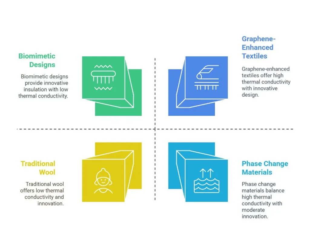 Advanced Winter Fabric Technologies - visual selection