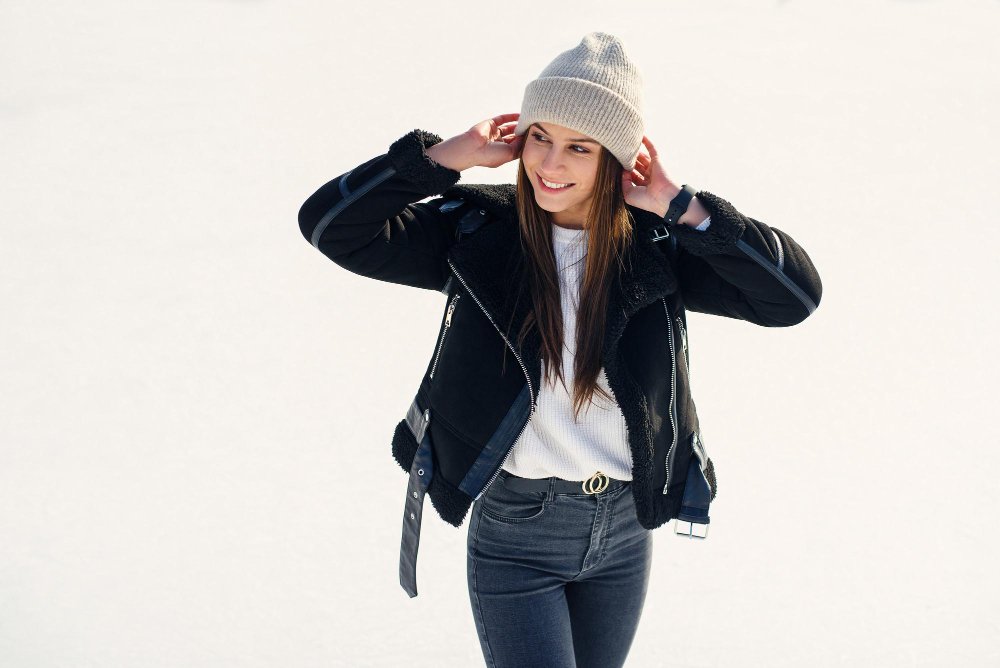 Different women wearing outerwear styles that complement their body shapes