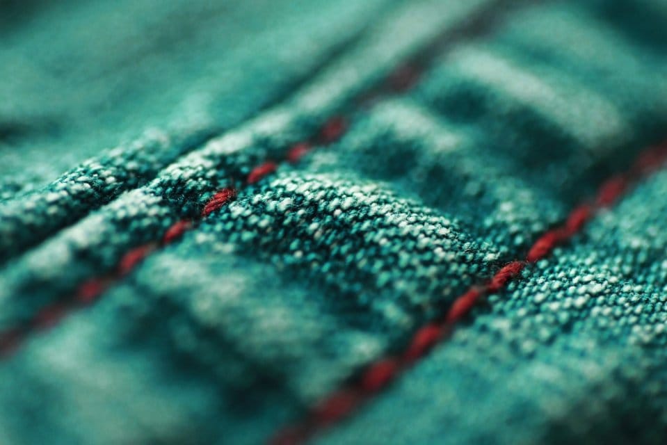 green fire-resistant fabric