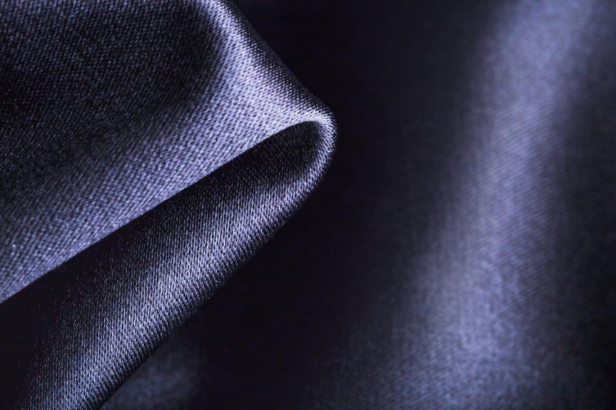Close shot of a synthetic fabric