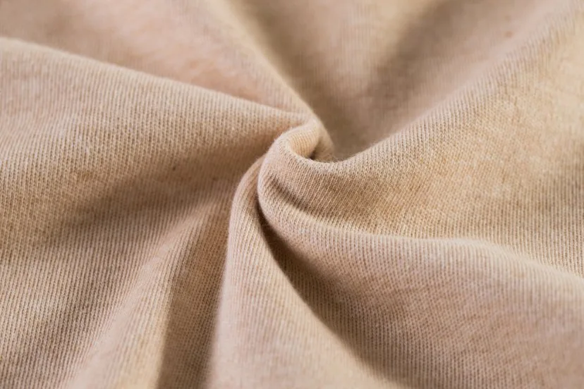 A soft stretchy fabric twirled