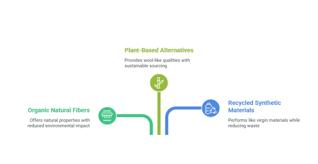 Sustainable and Eco-Friendly Winter Fabrics - visual selection