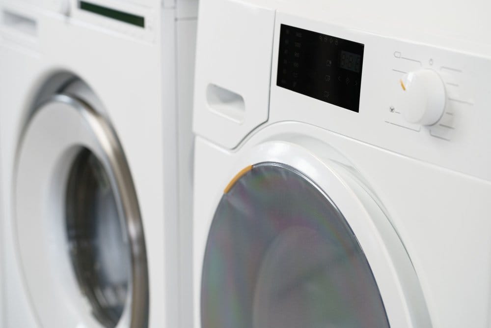 Close up of new dryer machine
