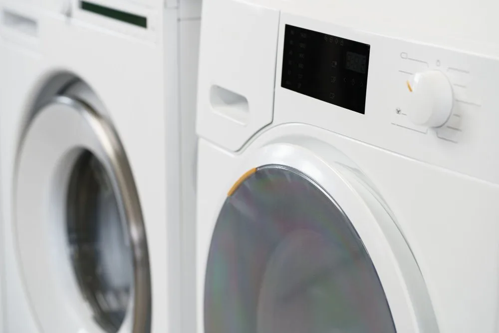 Close up of new dryer machine