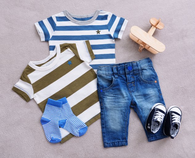 Toddler in comfortable play clothes suitable for daily activities and movement