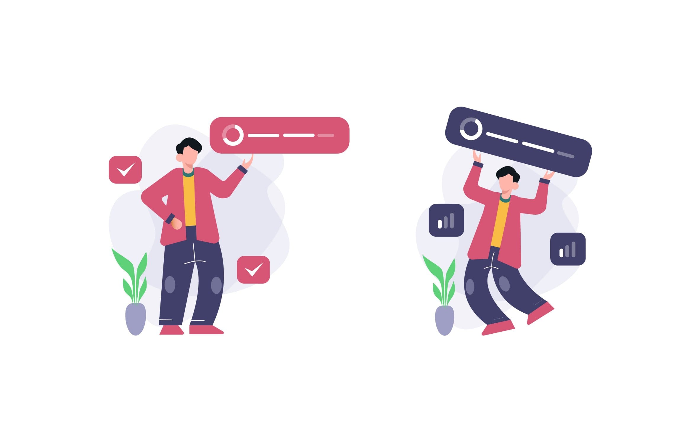 Global user base comparison chart