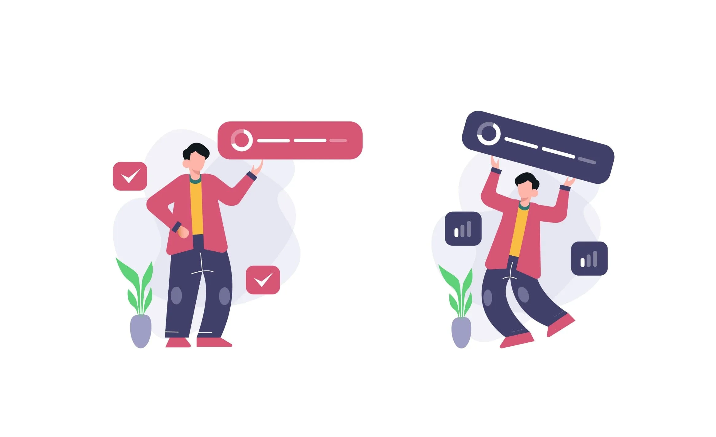 Global user base comparison chart