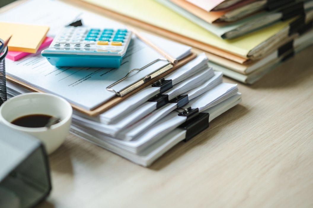 Tax forms, receipts, and documentation related to charitable clothing donations