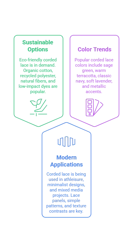 2025 Trends in Corded Lace - visual selection