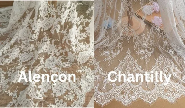 Alençon vs. Chantilly Lace Fabric