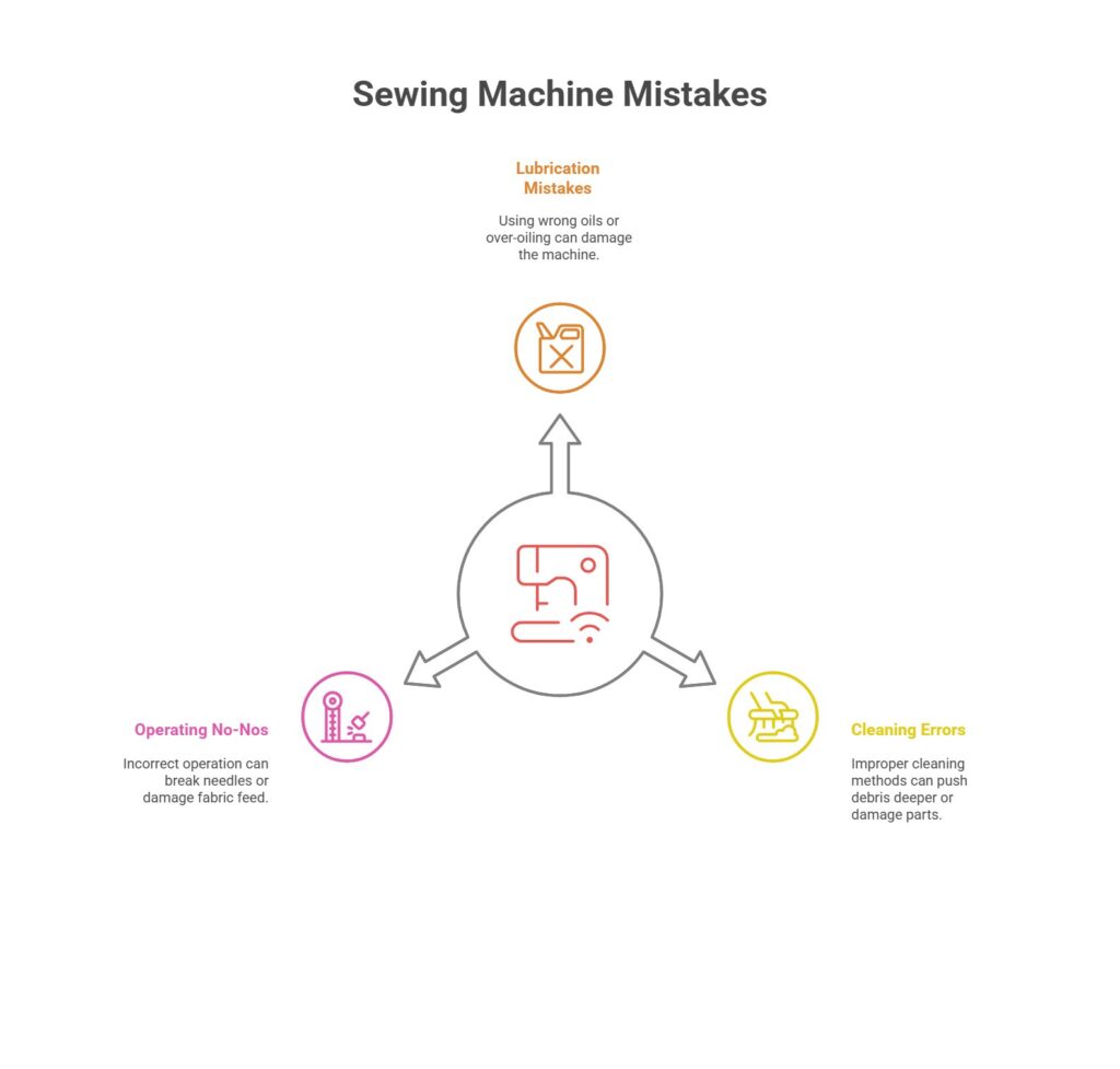 Common Mistakes That Damage Your Machine - visual selection