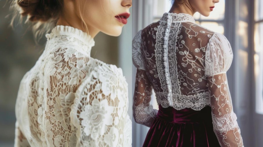Embroidered Lace Fabric (2)