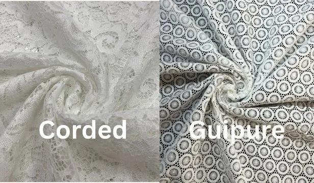 Guide to Corded Lace Fabric - guipure vs corded