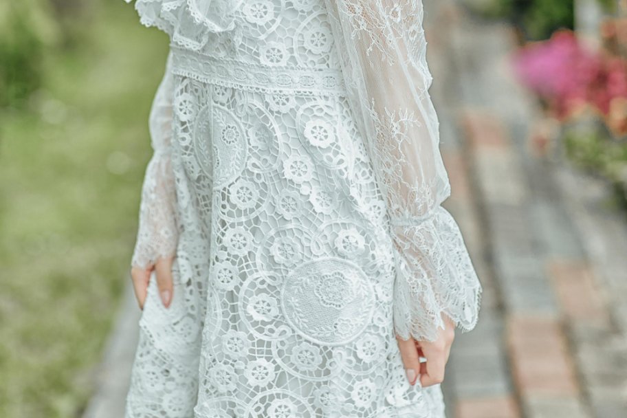 Guipure Lace Fabric (2)