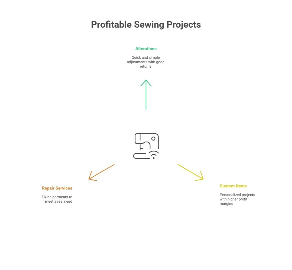 Most Profitable Sewing Projects - visual selection