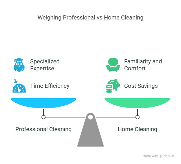 Polyester Professional vs Home Care - visual selection
