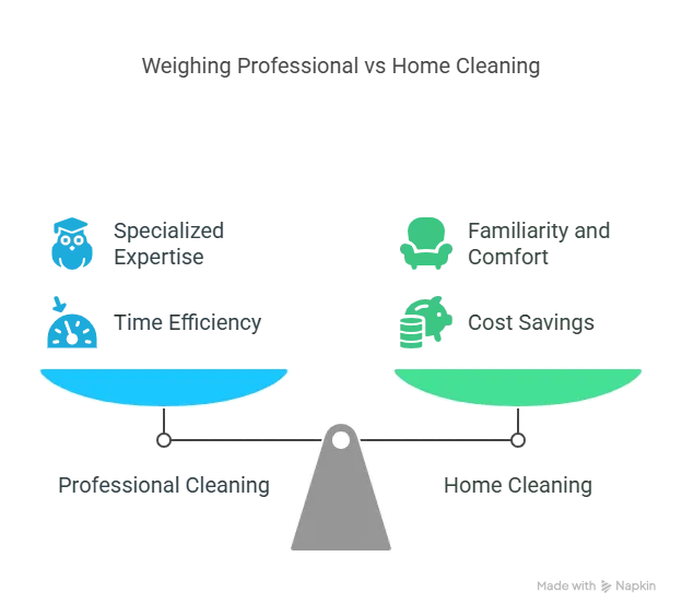 Polyester Professional vs Home Care - visual selection