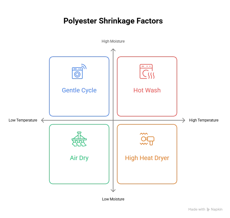 Polyester Shrinkage Factors