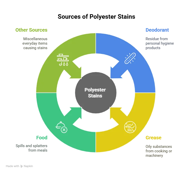 Sources of Polyester Stains