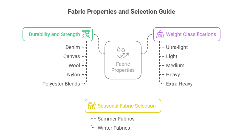 Understanding Fabric Properties - visual selection