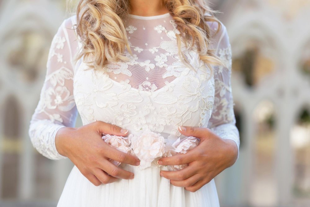Various fashion applications of tulle fabric in wedding dresses, veils, and formal wear designs
