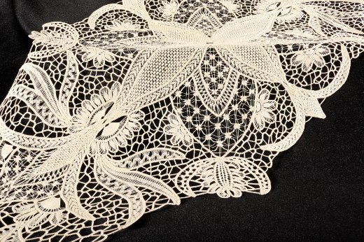 Introduction to Renaissance Lace - Historical lace fabric examples showing intricate patterns and delicate craftsmanship