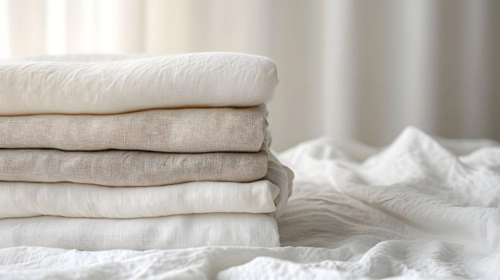 Complete care and maintenance guide for cotton batiste fabric showing washing, drying, and storage techniques