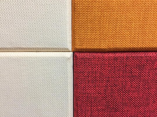 What is Canvas Cotton Fabric - showing different weights and textures of canvas cotton materials