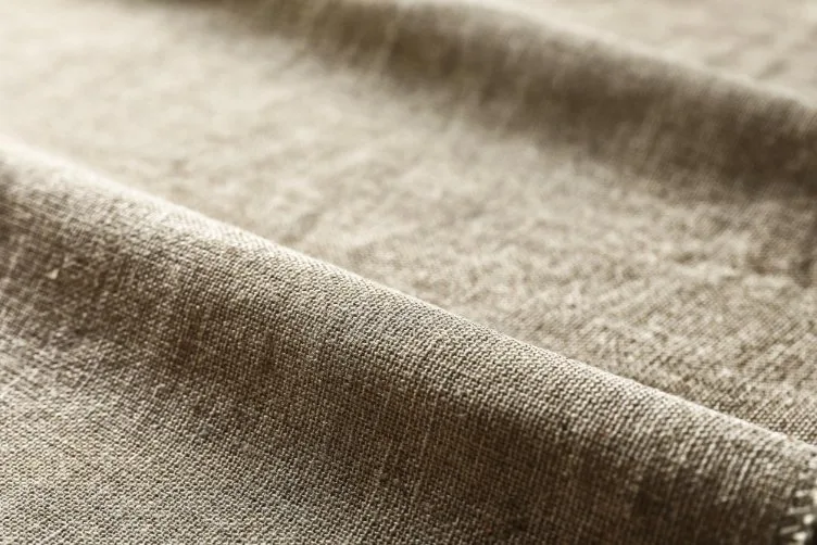 Ancient history of loose weave linen fabric showing historical textile use