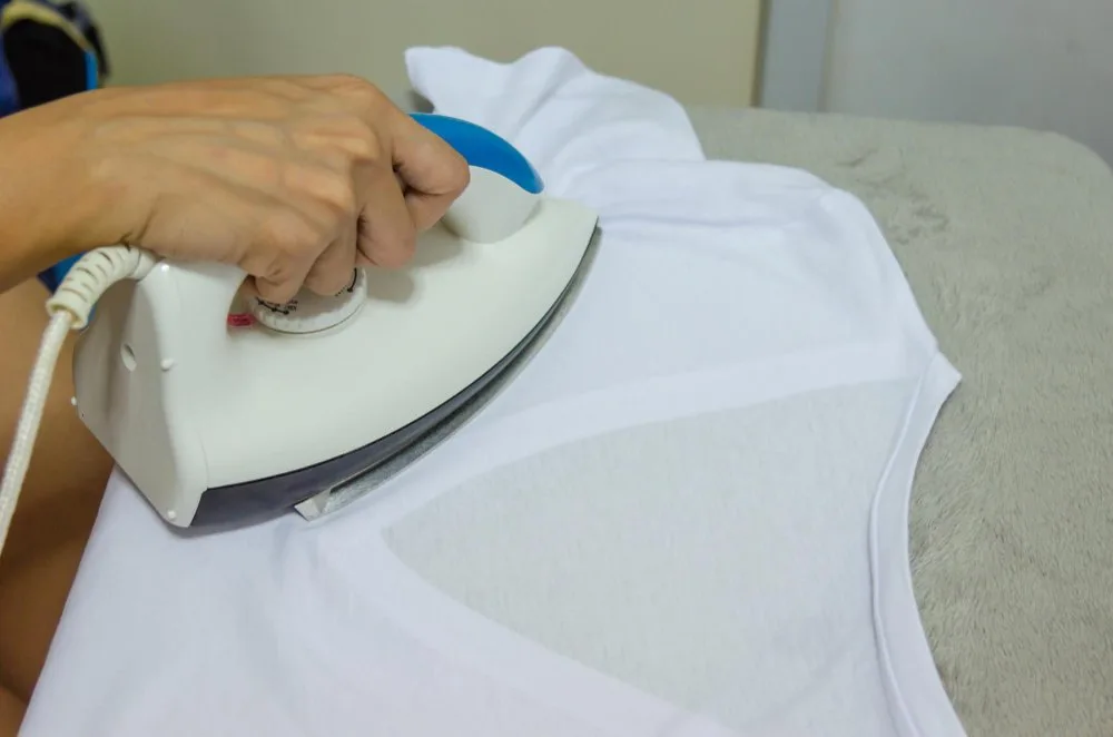 Step-by-step care instructions for washing, drying and maintaining spun polyester fabric