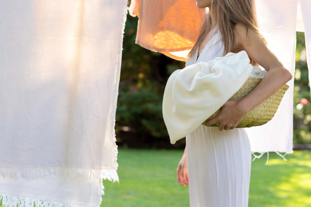 Step-by-step visual guide showing proper cheesecloth washing and care techniques