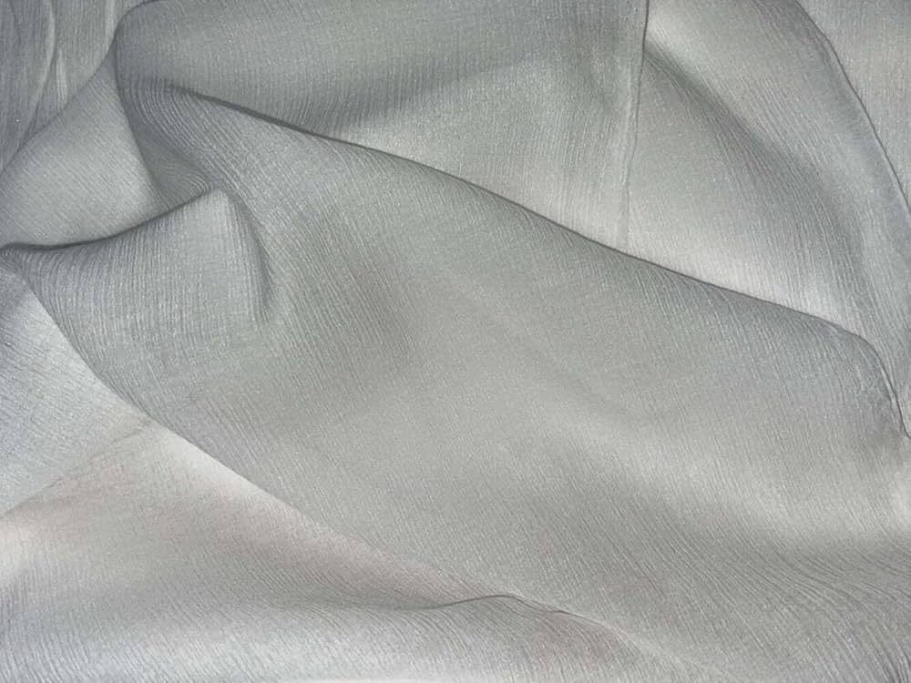 Historical timeline showing the evolution of chiffon fabric from French silk to modern synthetics