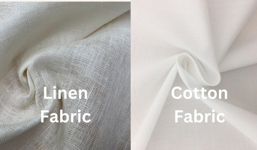Comparison between linen and cotton fabric properties