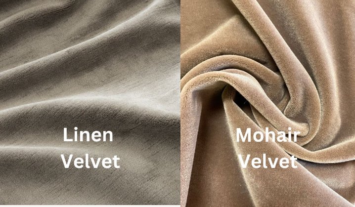 Durability comparison between linen velvet and mohair velvet