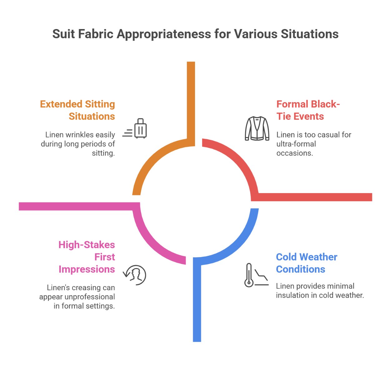 When NOT to Wear Linen Suits - Situations to Avoid