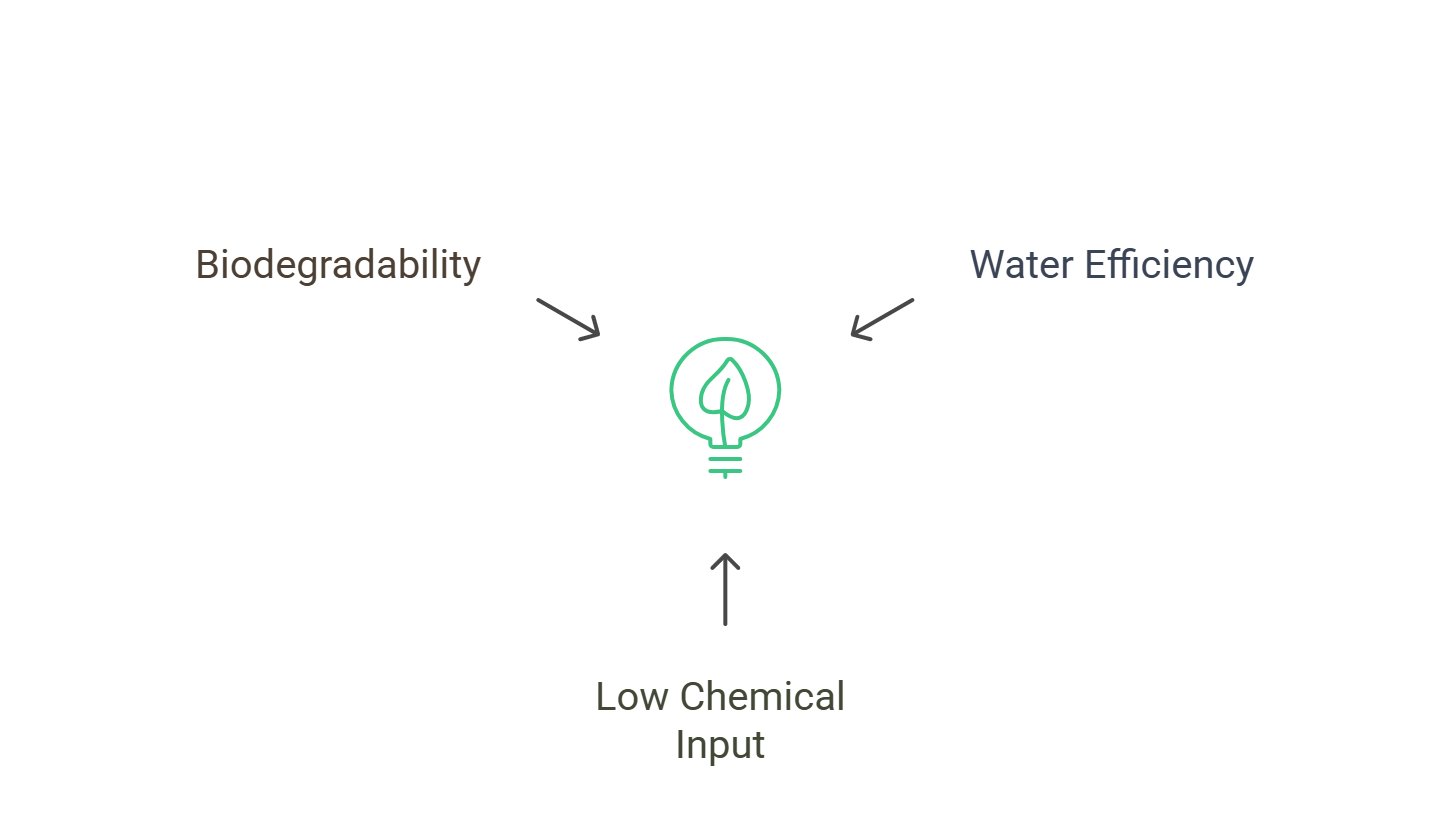 Sustainable linen fabric production from flax plants showing eco-friendly textile manufacturing