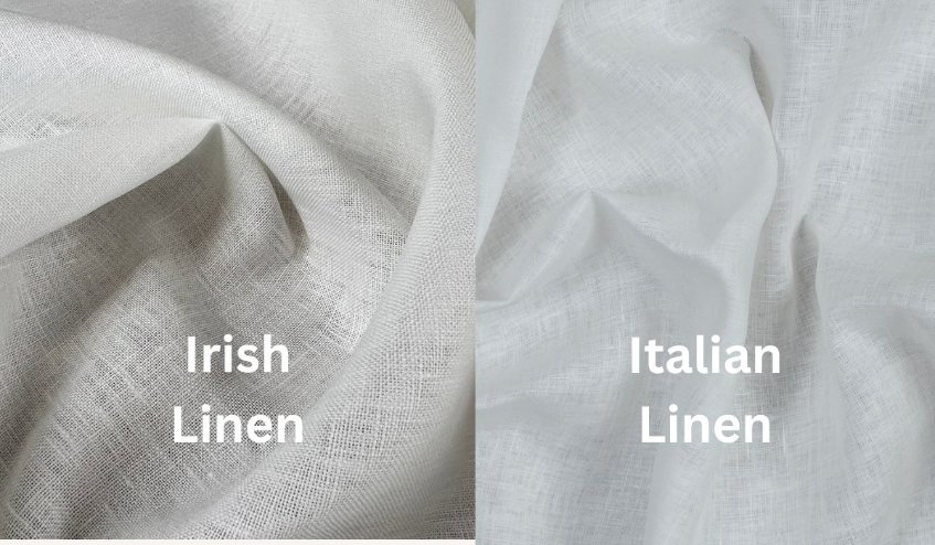 Differences between Irish linen and Italian linen fabrics