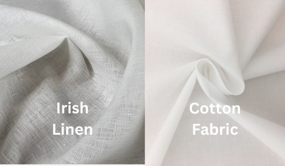 Comparison between Irish linen and cotton fabric properties