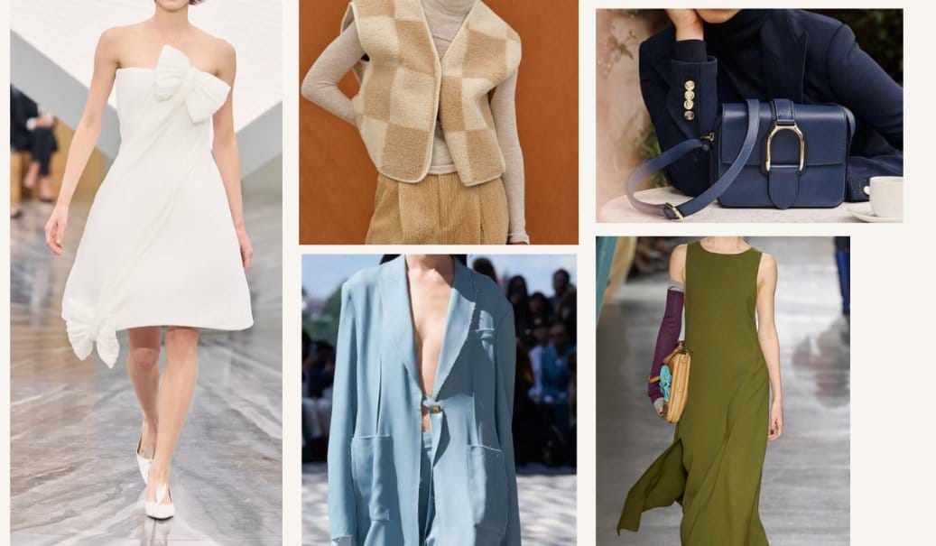 Cloud Dancer soft white and Transformative Teal replacing classic black and white in 2026 fashion