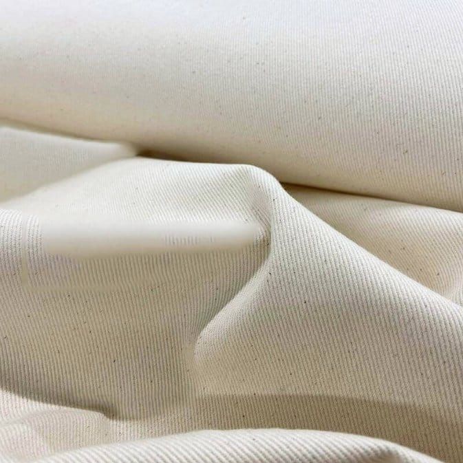 Bull denim fabric representing strength durability and heavy weight construction